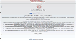 Desktop Screenshot of channelblog.proofpoint.com